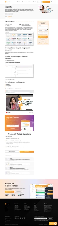 Magenta er en komplett leverandør av forretningsløsninger av telekommunikasjonstjenester i Østerrike. Lær mer om Magenta-integrering i LiveAgent.