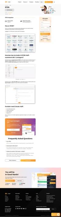 IFON er en innovativ telekommunikasjonstjeneste tilgjengelig hvor som helst på Internett. Lær om iFON-integrering i LiveAgent.