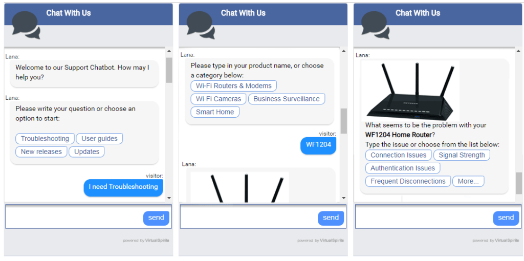 Chatbot - ongoing chat with customer