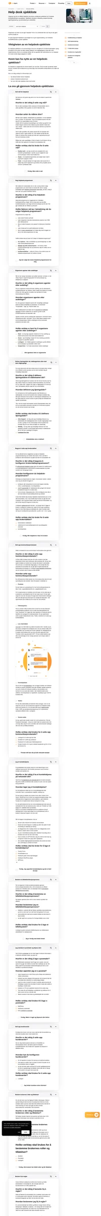 Denne helpdesk-sjekklisten vil sikre at kundene dine alltid får førsteklasses behandling.