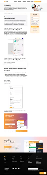 Integrer Feederloop med LiveAgent og kom i gang med en ny videosamtalefunksjonalitet som er jevnt integrert med LiveAgent live chat-widgeten.