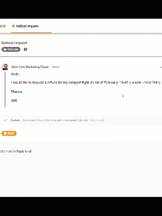 Create rejection letter template inside LiveAgent 