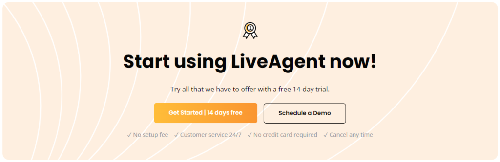 Start using LiveAgent Call To Action element