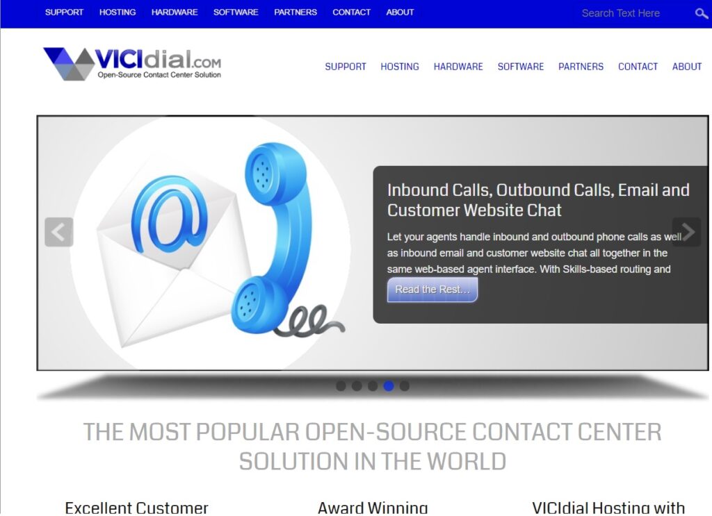VICIdial homepage