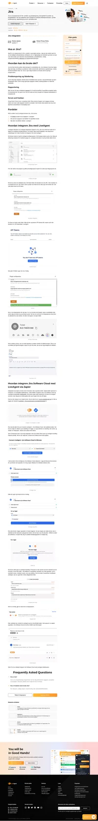Hold styr på feilene, problemene og prosjektene dine med Jira-integrering for LiveAgent. Et pålitelig billettsystem holder styr på problemene dine i én løsning.