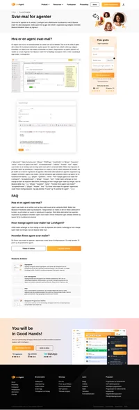 Sett opp malen din! Legg til hilsener og signatur i en mal og spar tid. Svar-mal for agenter hjelper deg med å jobbe raskere og mer effektivt.